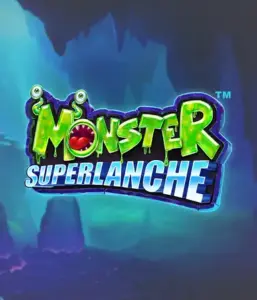 Explore the spooky depths with Monster Superlanche slot by Pragmatic Play, featuring a vivid and whimsical monster logo before a foggy cave background. This graphic captures the adventure and mystery of a monster-themed game, ideal for players who love fantasy, delivering a unique play experience. 