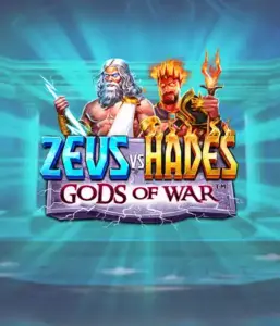 Experience the mythological showdown of the Zeus vs Hades: Gods of War game by Pragmatic Play, highlighting Zeus with his thunderbolt alongside the fiery Hades with his scepter. This image portrays the intense rivalry between the gods, set against a dynamic backdrop. Great for fans of Greek myths, delivering a captivating adventure. 