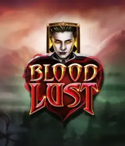 A dark and seductive view of the Blood Lust slot by ELK Studios, featuring gothic vampire symbols and a haunting castle backdrop. This image captures the slot's eerie charm, complemented with its distinctive features, appealing for those drawn to the vampire genre.